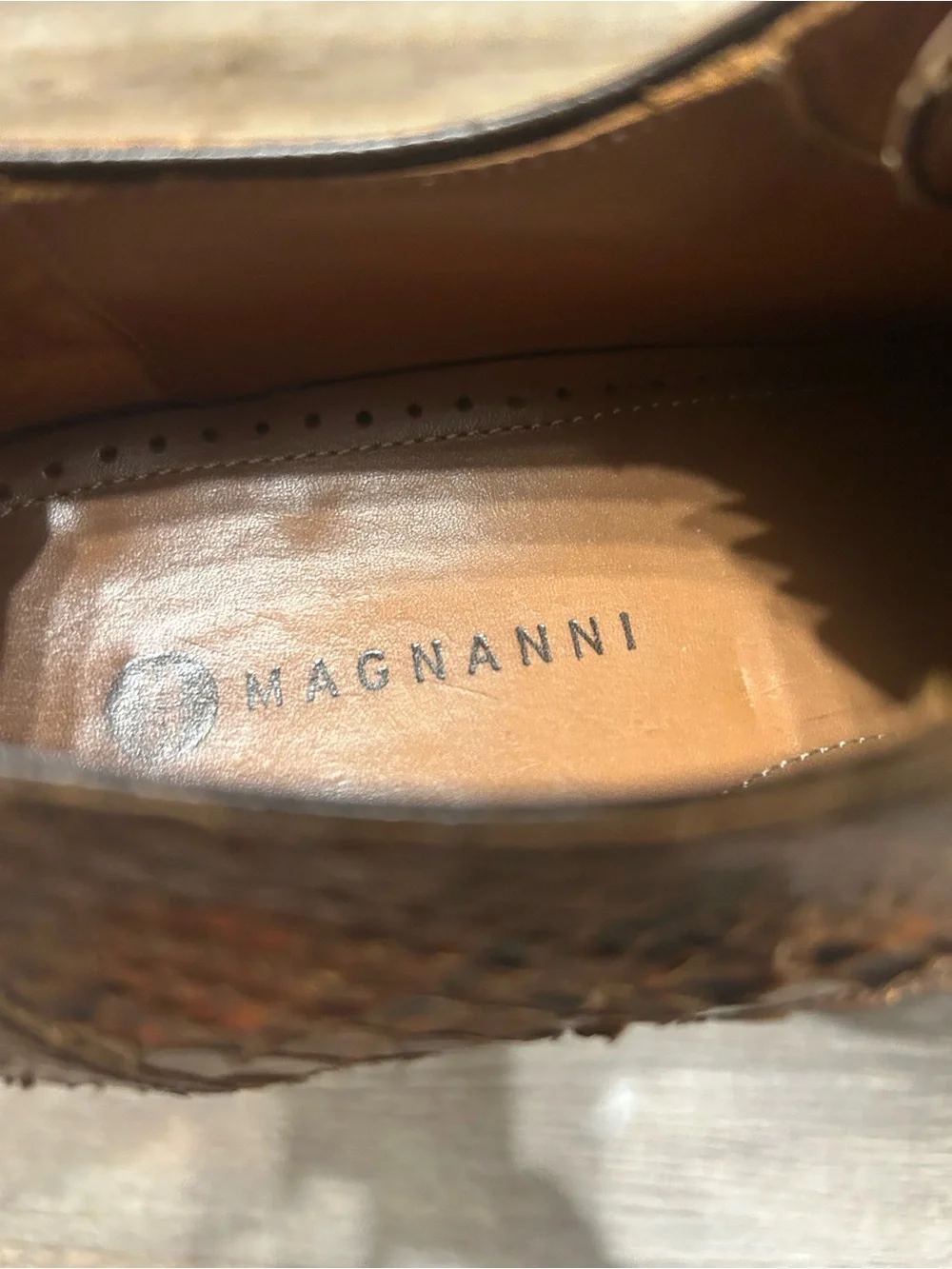 Magnanni handcrafted derbies